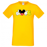 Мъжка тениска Mickey Love Подарък,Изненада,Рожден ден, снимка 10 - Тениски - 36576154