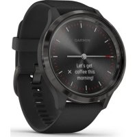 НОВ Garmin Vivomove 3 Sport Smartwatch със силиконова каишка, Black, 24 МЕСЕЦА ГАРАНЦИЯ, снимка 5 - Смарт часовници - 42891613
