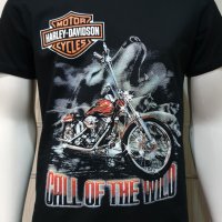 Нова мъжка тениска с дигитален печат HARLEY DAVIDSON, мотори, Call of the Wild, снимка 8 - Тениски - 35622537