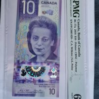 CANADA 🇨🇦 🍁  $ 10 DOLLARS  🇨🇦 🍁 2018 PMG 67, снимка 1 - Нумизматика и бонистика - 31547129