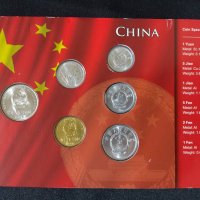 Китай 1984-2001 - Комплектен сет от 6 монети , снимка 2 - Нумизматика и бонистика - 44499902