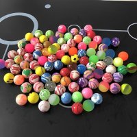 Нов комплект от 15 смесени цветни подскачащи топки 25 мм. Деца Парти Подарък, снимка 6 - Други - 42894425