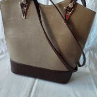 ЗА ЦЕНИТЕЛИ Естествена кожа италианска дамска чанта, снимка 3 - Чанти - 38080041