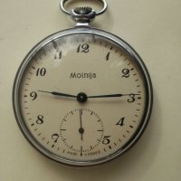 Molnia Молния джобен механичен руски часовник, снимка 1 - Антикварни и старинни предмети - 42369336