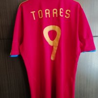 Spain Fernando Torres Adidas оригинална тениска фланелка Испания Торес размер L 2010 , снимка 2 - Тениски - 38106072