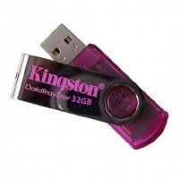 ФЛАШ ПАМЕТ KINGSTON 32GB, СИНЯ / РОЗОВА, снимка 1 - USB Flash памети - 35632240