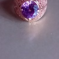 Руски каталожен   златен ажурен пръстен 583, снимка 2 - Пръстени - 44481378