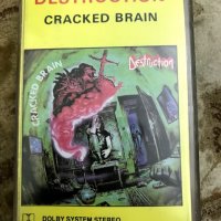 Рядка касетка - DESTRUCTION - Cracked Brain - LR, снимка 1 - Аудио касети - 37119280