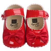Червени бебешки буйки 12-18 месеца, снимка 9 - Бебешки обувки - 34830954
