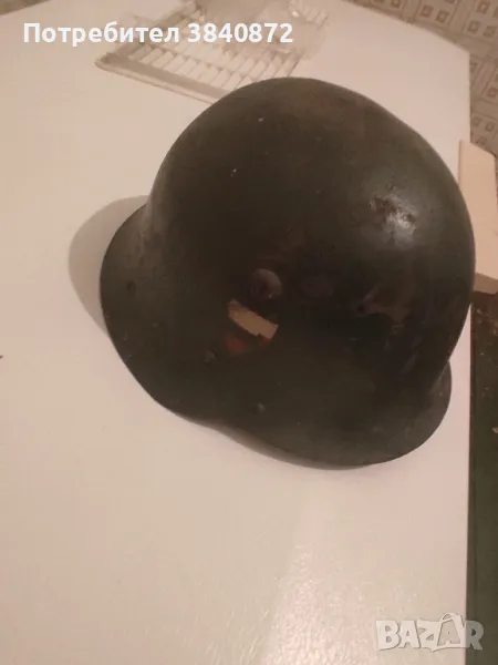 военна каска от първата или втората световна война, снимка 1