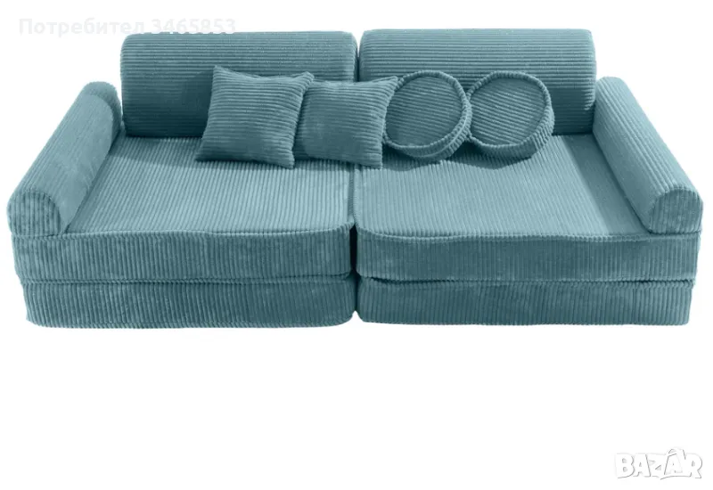 Диван за детска стая 160x80cм. - Диван за игра за деца, Montessori Детски диван с функция сън , снимка 1