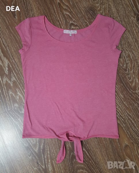 Розова тениска топ Bershka M-6лв.НАМАЛЕНИЕ, снимка 1