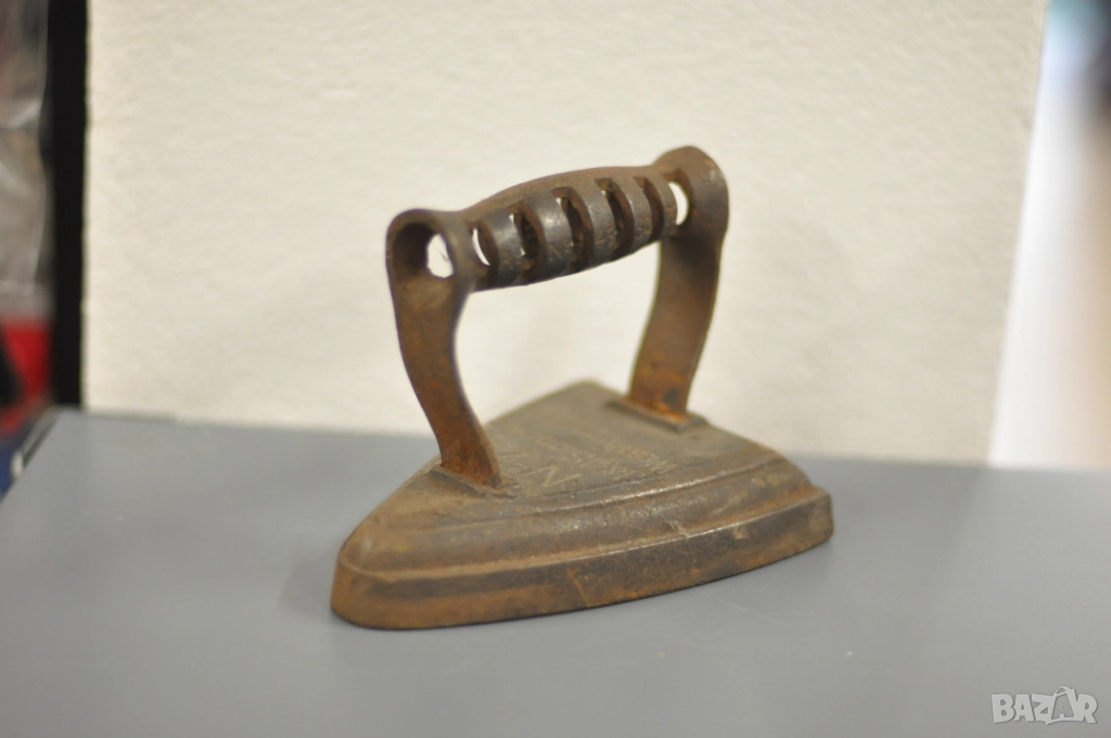 Стара желязна ютия J&J Siddons №7, снимка 1