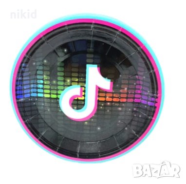 Tik Tok Тик Ток 10 бр парти чинии чинийки, снимка 1