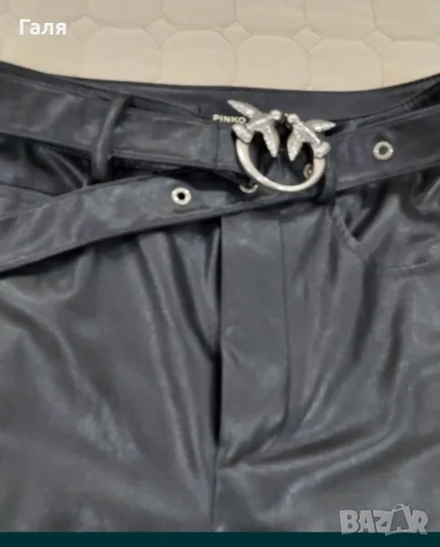 Кожен панталон Pinko, снимка 1