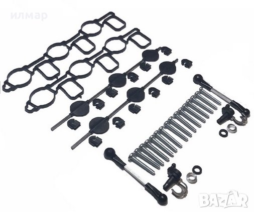 059129712 Вихрови клапи / ремонтен к-кт/  за Ауди А6 -3,0тди , снимка 1