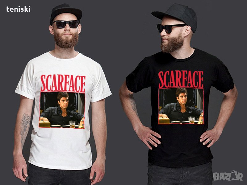Тениски Белязаният Scarface 2 модела, снимка 1