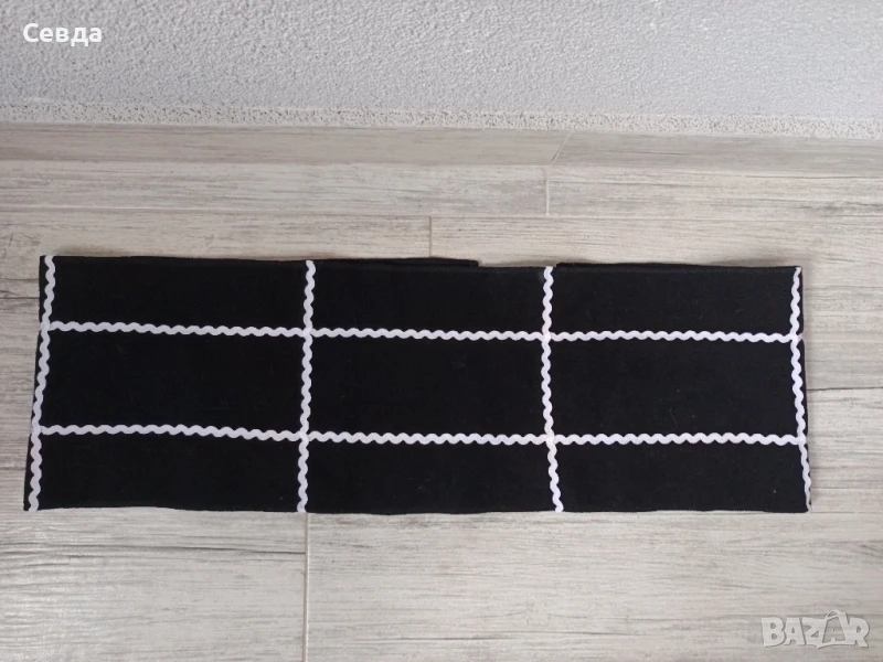Детски черен пояс за народна носия, снимка 1