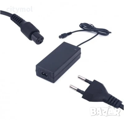 Зарядно устройство за тротинетка, ховърборд, електрически скутер и др. за 48 V батерия, снимка 1