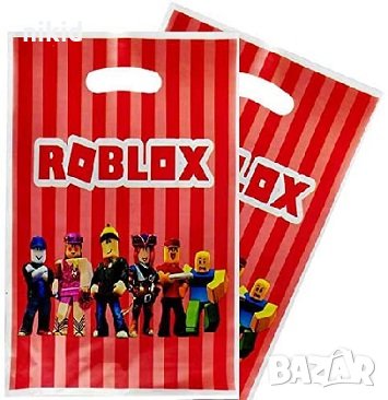 roblox Роблокс 10 бр торбички за лакомства подарък рожден ден парти, снимка 1