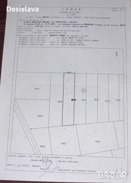продавам зем. земя статут Гора в с. Долна Липница, снимка 1