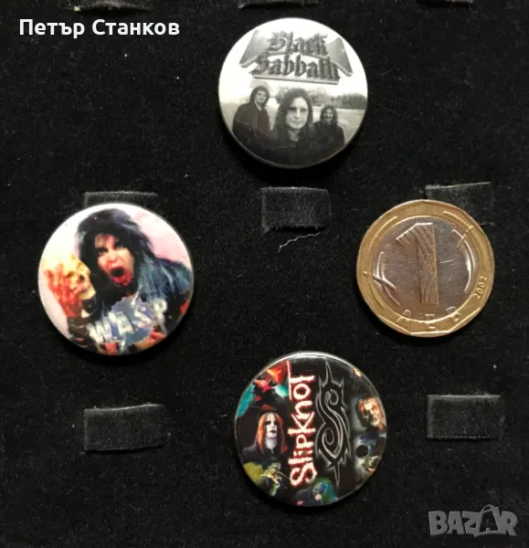 Значки на метъл групи , снимка 1