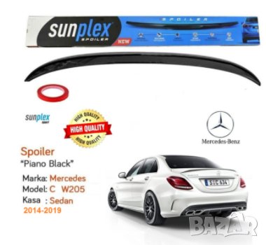 Лип Спойлер  Mercedes C Class W205 14-2019, снимка 1