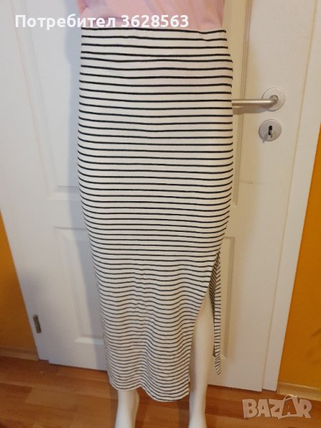 Дамска пола на райета VILLA, снимка 1