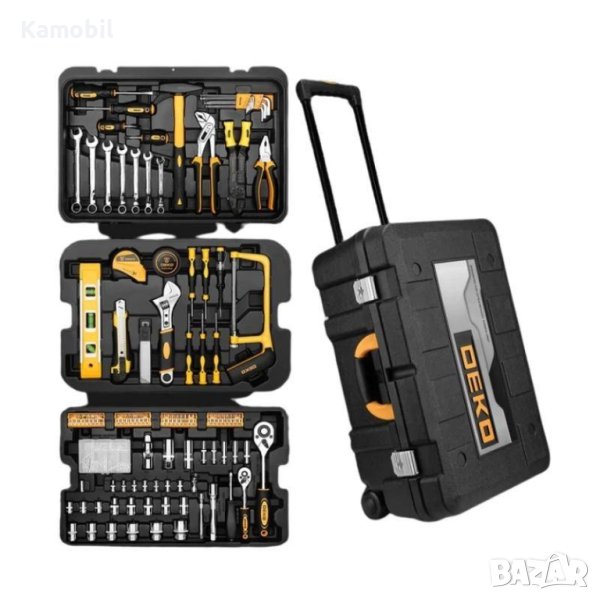 Комплект ръчни инструменти Deko Tools DKMT258, 258 броя, снимка 1