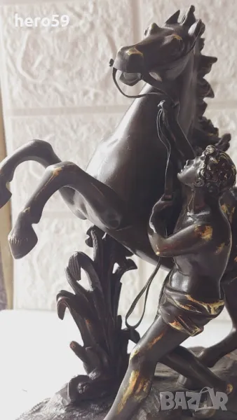 Бронзова фигура-начало на 20 век., снимка 1