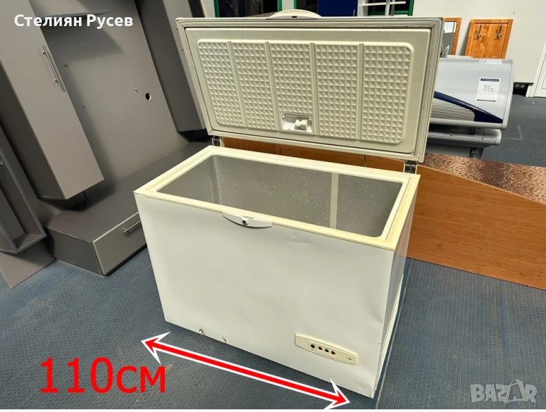 хоризонтален фризер / ракла whirlpool afg 533-c  цена 370 лв        смр -320 литра 110 см широк, тес, снимка 1