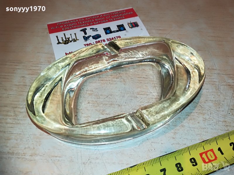 СТЪКЛЕН ПЕПЕЛНИК, снимка 1