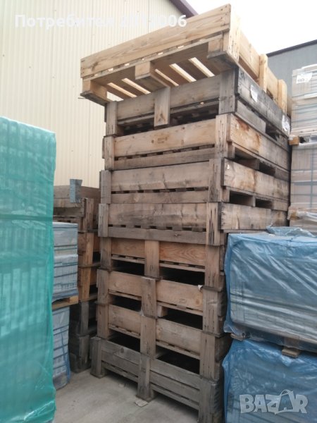 Дървени палети широкоформатни, снимка 1