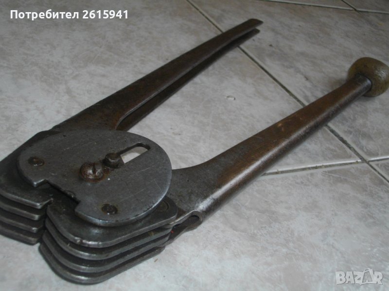 Български Соц Чембер Клещи За Метални Чембер Ленти-Старото Качество-400 мм-ОТЛИЧНИ, снимка 1