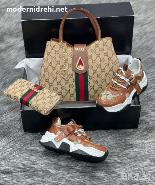 Дамски спортни обувки портфейл и чанта Gucci код 188, снимка 1