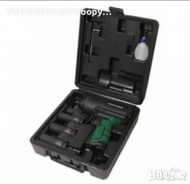 RF-82549K4 Пневматичен ударен гайковерт к-т с вложки в комплекта (17, 19, 21 мм), снимка 1