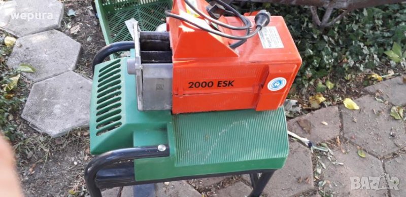 шведска машина за мачкане монофазен двигател с редуктор 2 кW, снимка 1