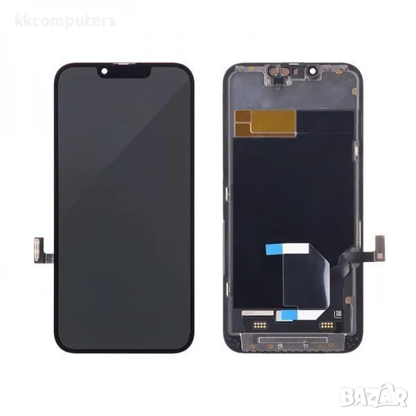 LCD Дисплей за iPhone 13 6.1 + Тъч скрийн / Черен / Баркод : 483643, снимка 1