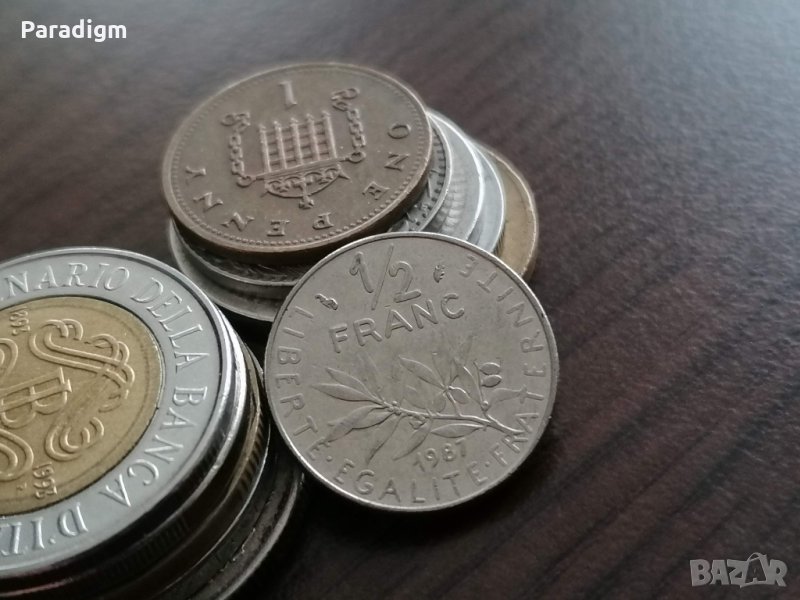 Монета - Франция - 1/2 (половин) франк | 1983г., снимка 1