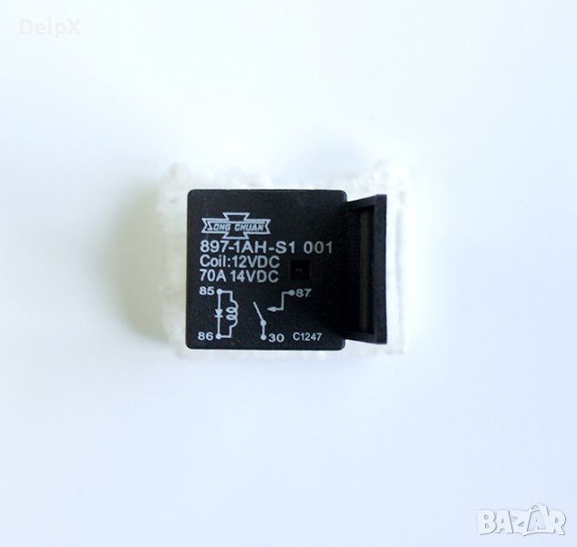 Реле 897-1AH-S1 12VDC 70A 1 контактна група 14V, снимка 1