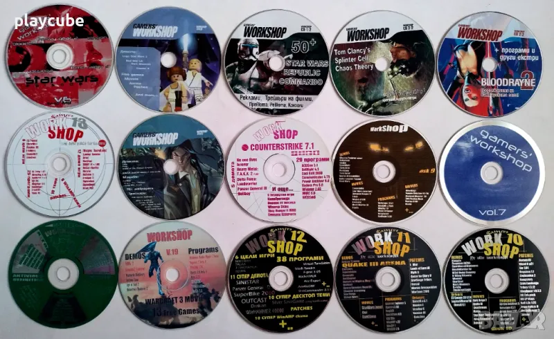 Дискове от PC Mania, PC Club, Master Games, Workshop и др., снимка 1