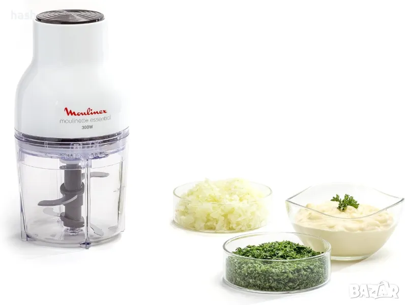 Чопър Moulinex Moulinette Essential DJ5201, 300W, 0.4 литра, Бял, снимка 1
