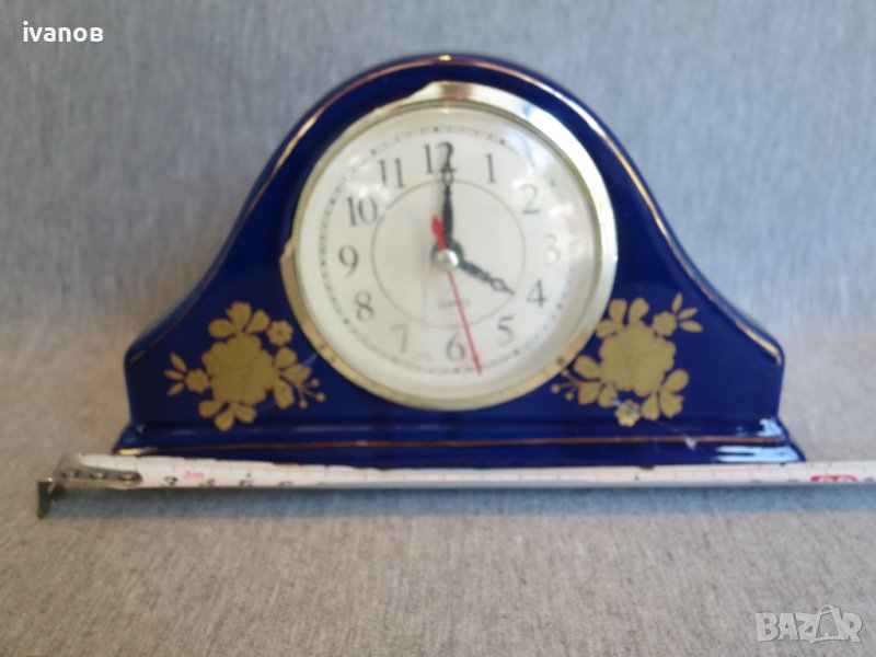 порцеланов часовник , снимка 1