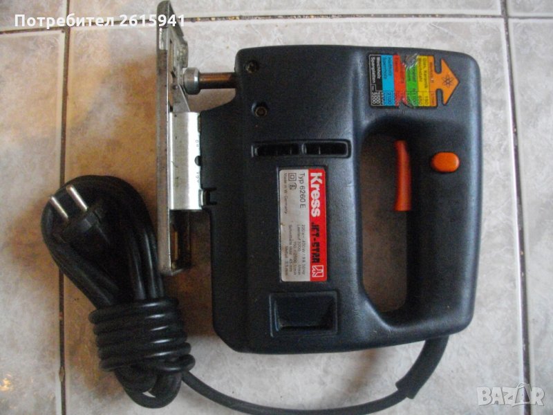 ЗА РЕМОНТ-ЗА ЧАСТИ-НЕМСКО ПРОФи ЗЕГЕ-Крес-Вертикален Прободен Трион-Kress Typ 6260E - W.Germany, снимка 1