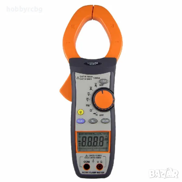 АС/DC Амперклещи, CAT IV 600V, CAT III 1000V, 1200A, сертификат за калибрация, снимка 1