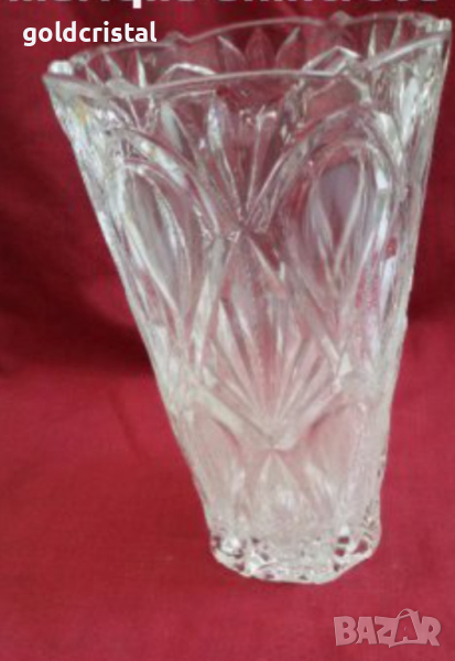 Стъклена ваза , снимка 1