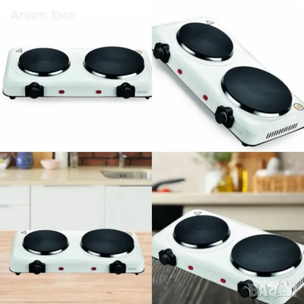 Електрически двоен котлон. Termomax TX122 Гаранция 24 месеца., снимка 1