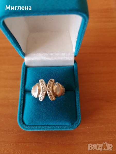 Сребърен пръстен с цирконий 925, снимка 1