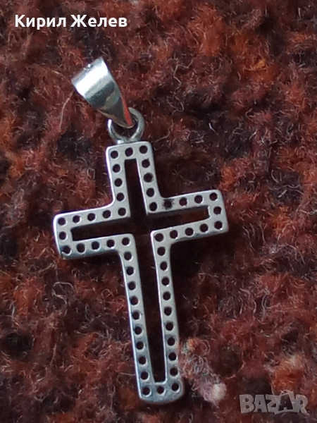 Старо сребърно кръстче 38271, снимка 1