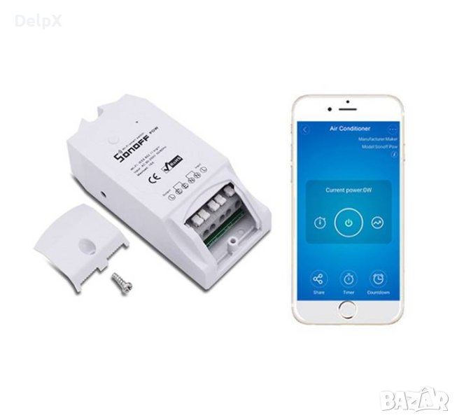 Безжичен Wi-Fi мрежови IP ключ за управление 220V 16A, снимка 1